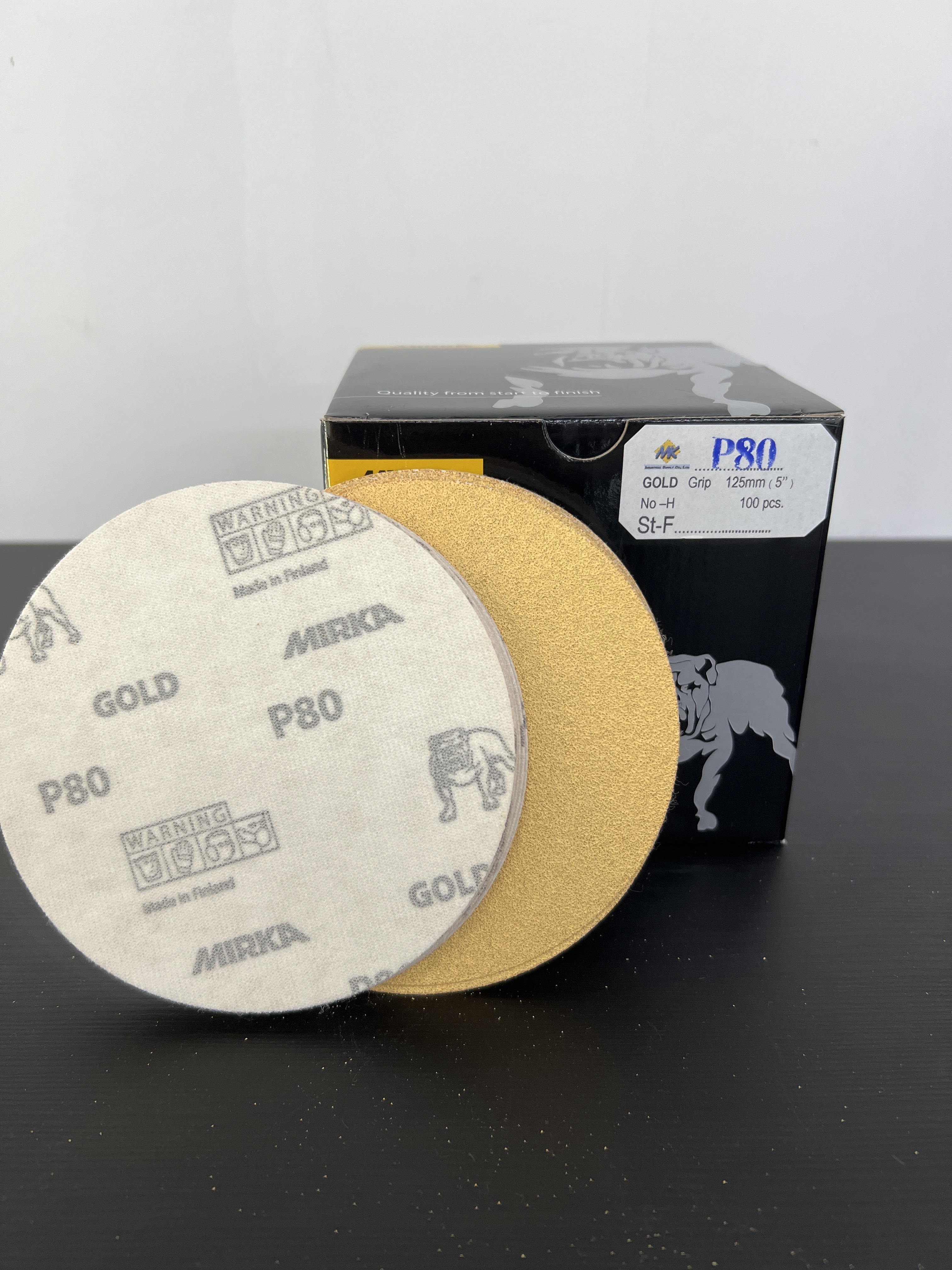 กระดาษทรายกลมสักหลาด MIRKA GOLD 5" #80 รูปที่ 3